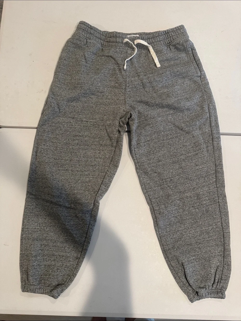 Old Navy Men's Heather Gray Fleece Jogger Sweatpants